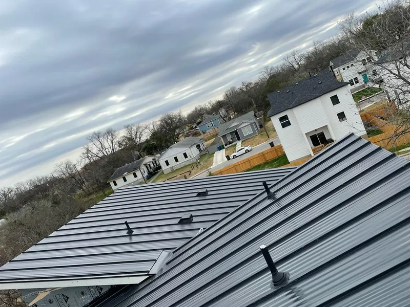 Standing seam metal roof panels with vents for Skylight Repair in Alondra Park